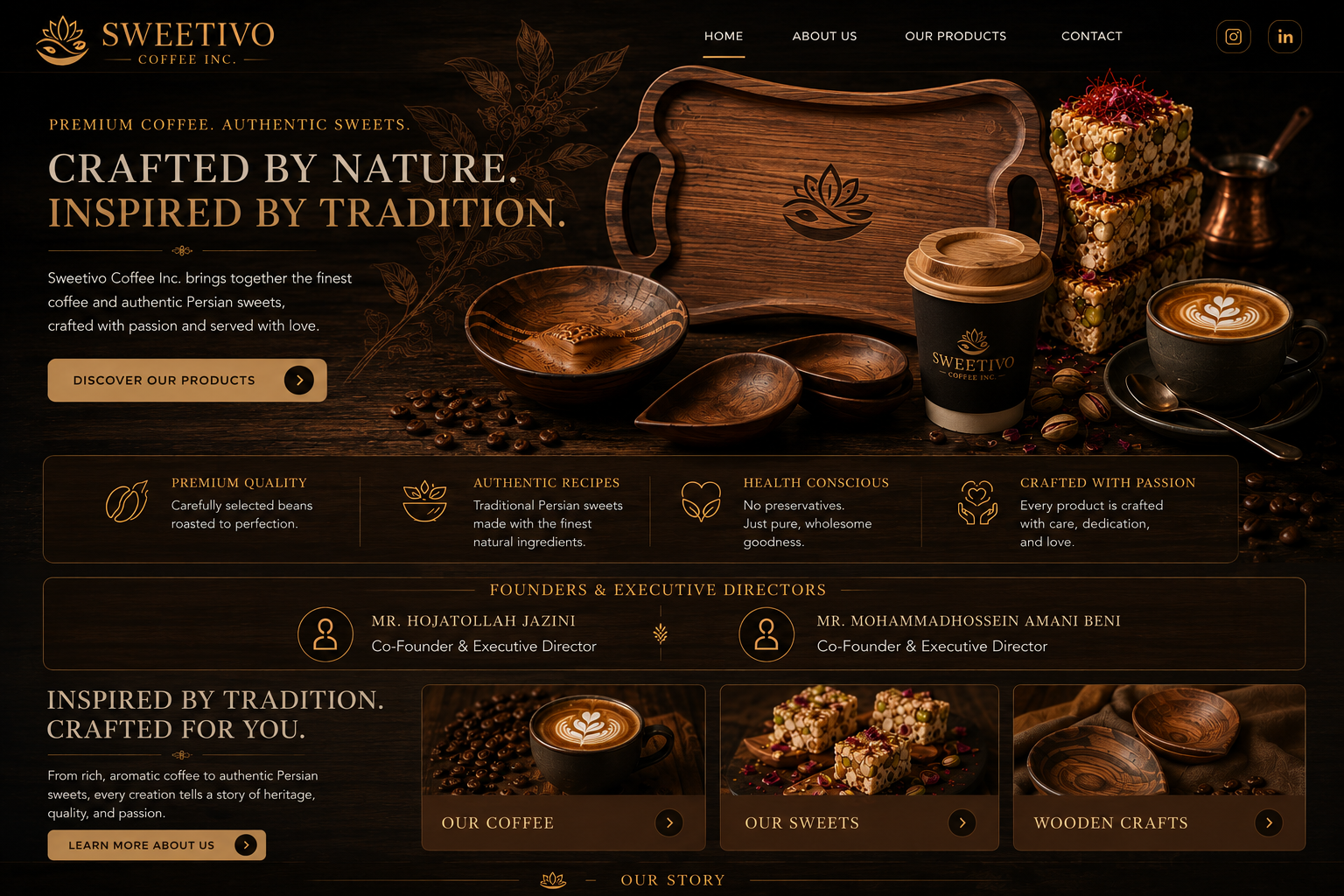 Sweetivo Homepage